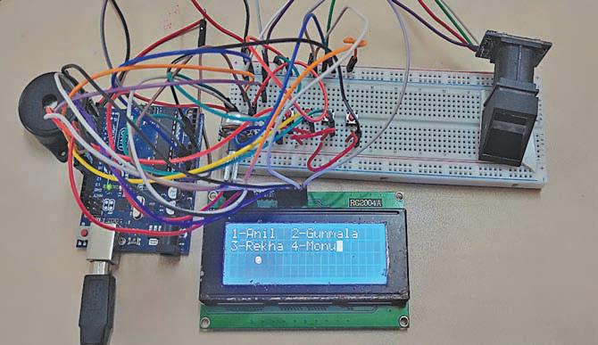 ELECTRONIC VOTING SYSTEM With Real-Time Authentication And Keypad